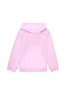 Kız Çocuk Pembe Kapüşonlu Sweatshirt - 50290722011