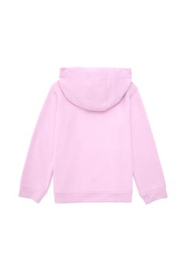Kız Çocuk Pembe Kapüşonlu Sweatshirt - 50290722011