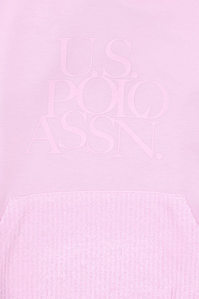 Kız Çocuk Pembe Kapüşonlu Sweatshirt - 50290722011