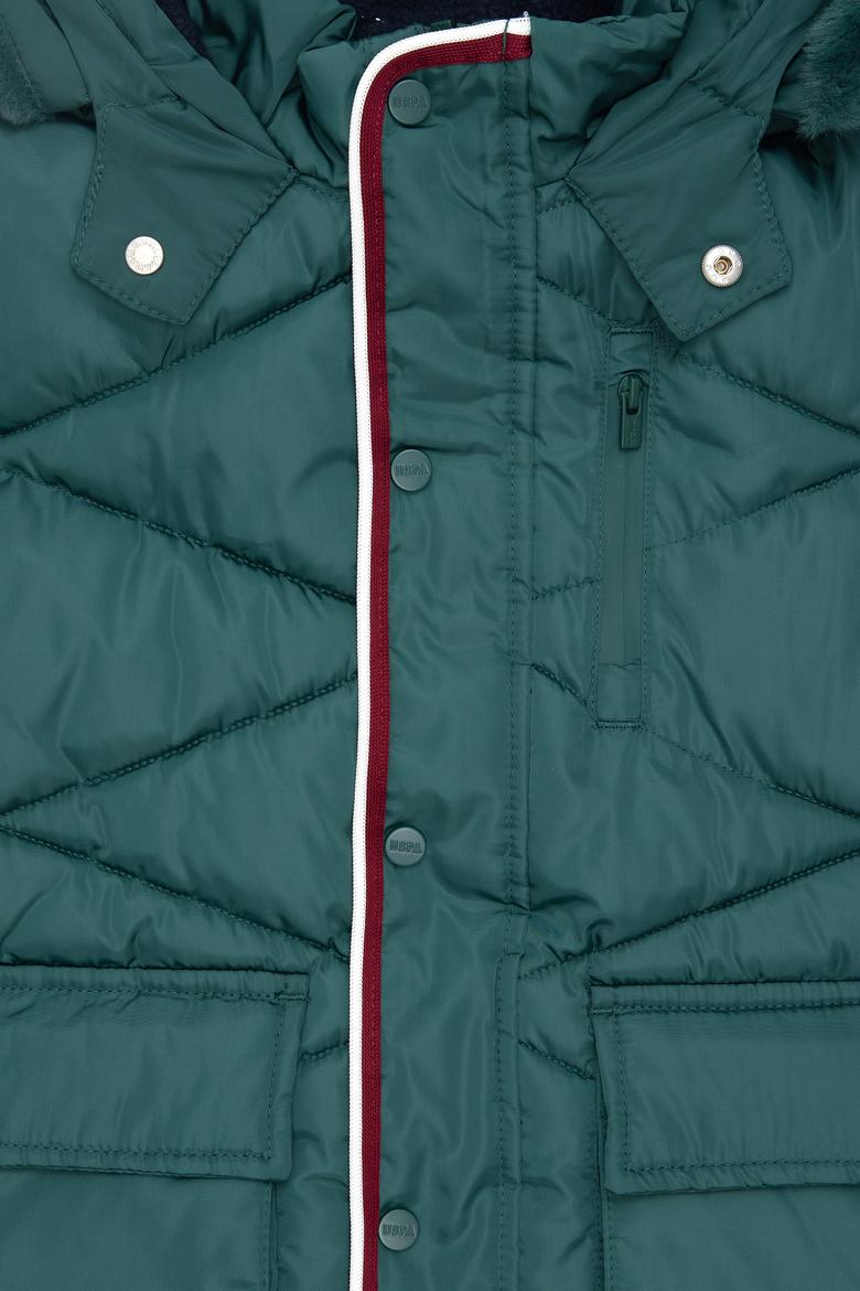 Erkek Çocuk Koyu Yeşil Kaban - 50291717027