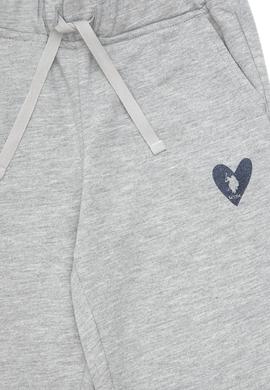 Kız Çocuk Açık Gri Melanj Eşofman Altı - 50296289050