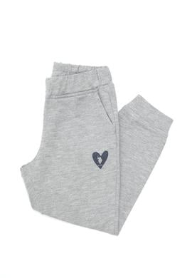 Kız Çocuk Açık Gri Melanj Eşofman Altı - 50296289050