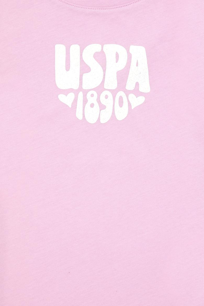 Kız Çocuk Pembe Basic Tişört - 50294756013