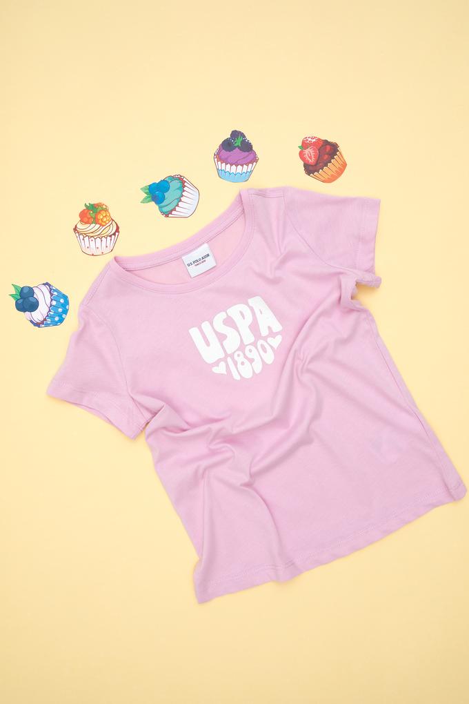 Kız Çocuk Pembe Basic Tişört