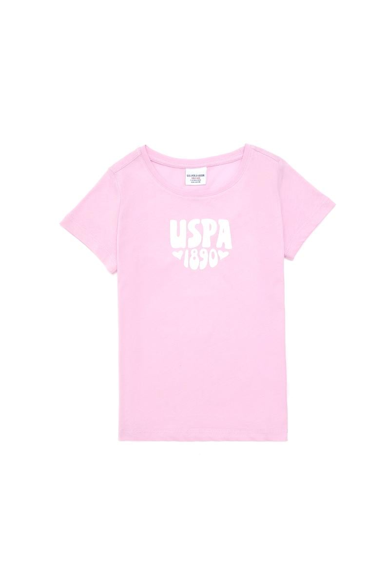 Kız Çocuk Pembe Basic Tişört