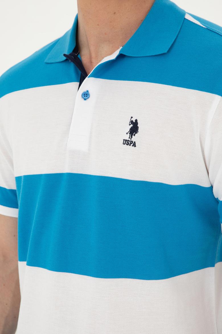 Erkek Regular Fit Polo Yaka Saks Tişört - 50281836009