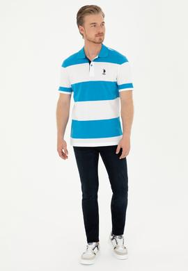 Erkek Regular Fit Polo Yaka Saks Tişört - 50281836009