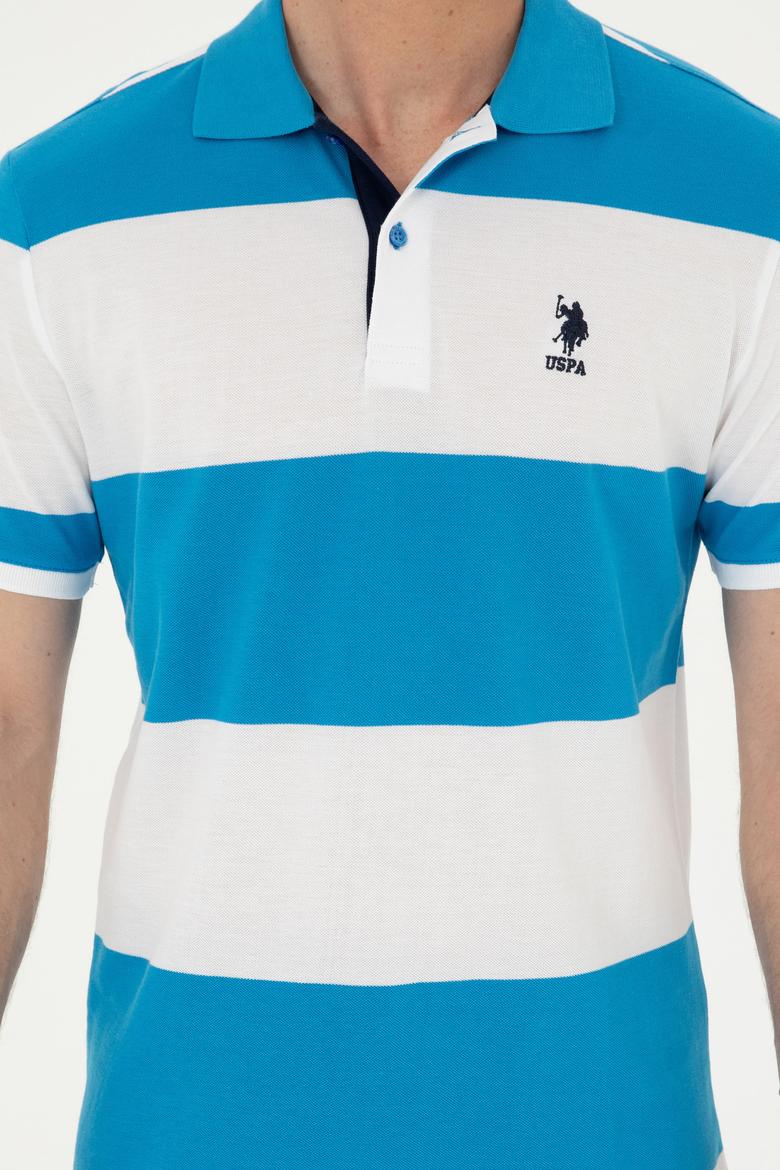 Erkek Regular Fit Polo Yaka Saks Tişört - 50281836009