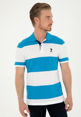 Erkek Regular Fit Polo Yaka Saks Tişört - 50281836009