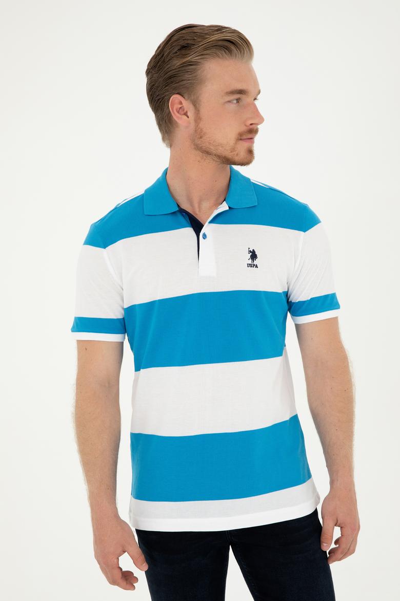 Erkek Regular Fit Polo Yaka Saks Tişört - 50281836009