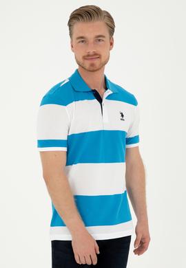 Erkek Regular Fit Polo Yaka Saks Tişört - 50281836009