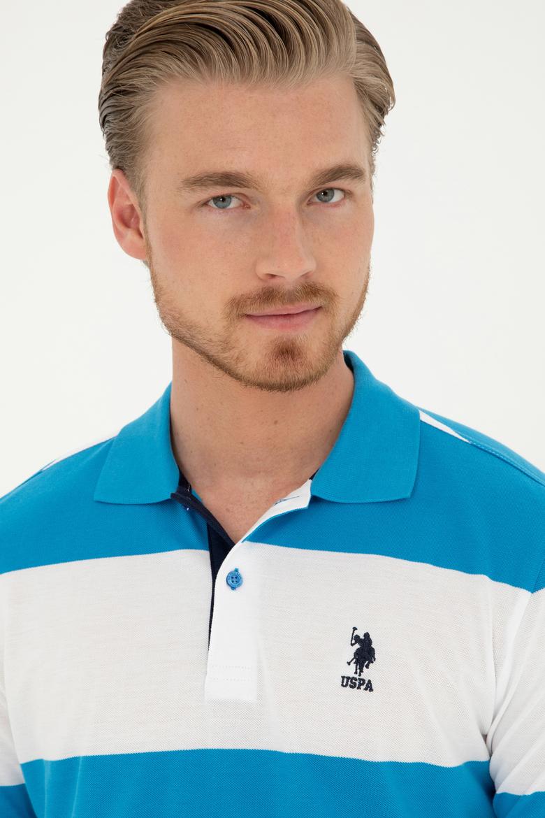 Erkek Regular Fit Polo Yaka Saks Tişört - 50281836009