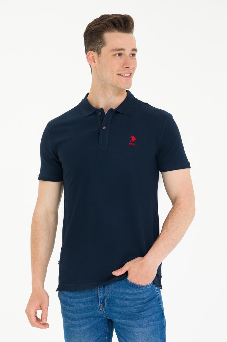 Erkek Koyu Lacivert Basic Tişört