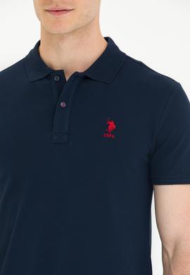 Erkek Koyu Lacivert Basic Tişört - 50245073154