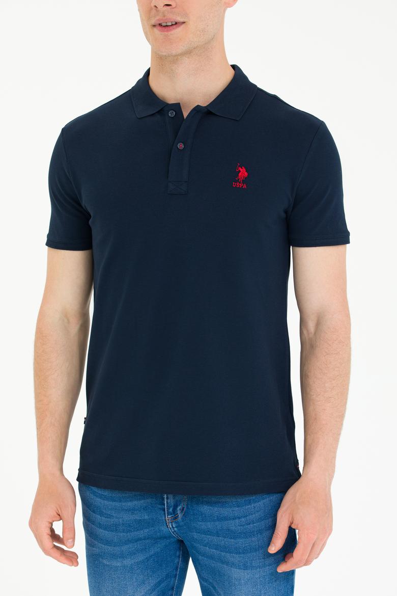 Erkek Koyu Lacivert Basic Tişört - 50245073154