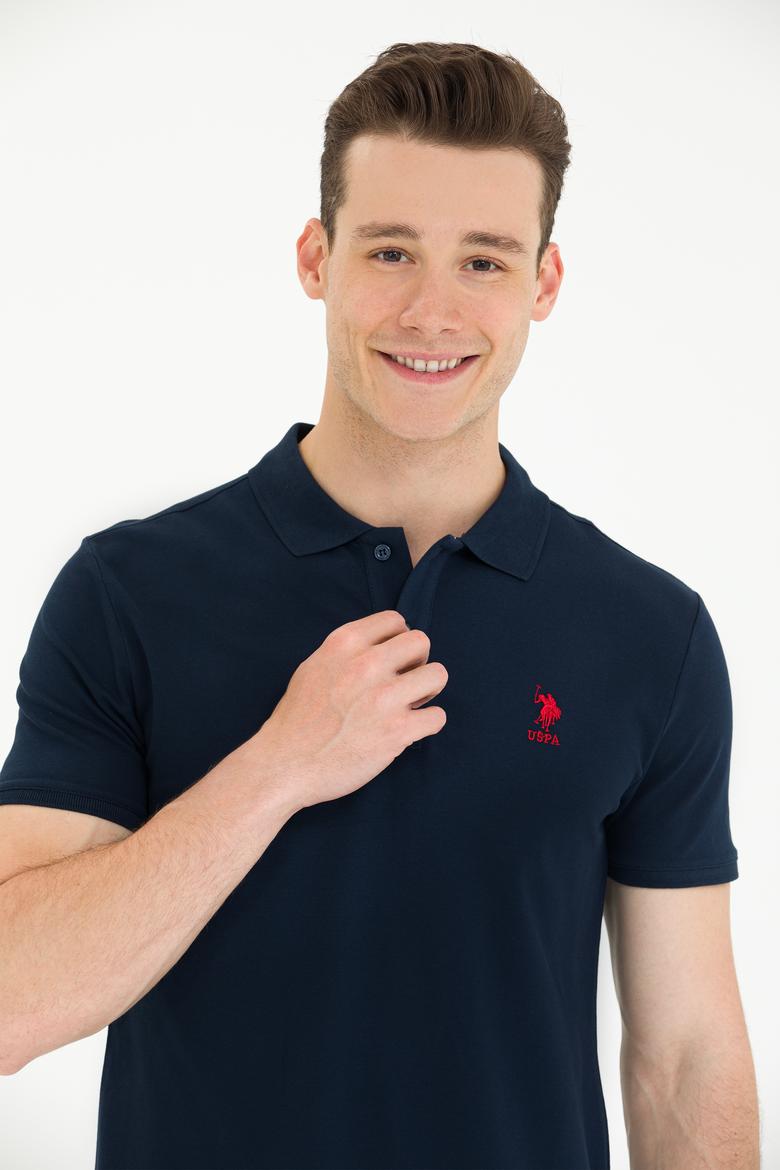 Erkek Koyu Lacivert Basic Tişört - 50245073154