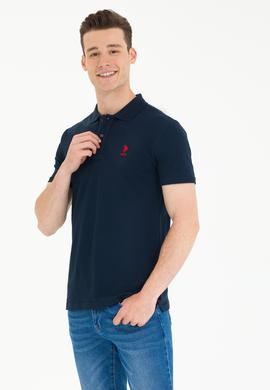 Erkek Koyu Lacivert Basic Tişört - 50245073154