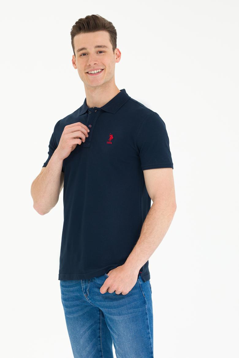 Erkek Koyu Lacivert Basic Tişört - 50245073154