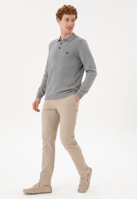 Erkek Gri Melanj Kazak - 50253695017