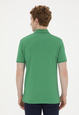 Erkek Yeşil Basic Tişört - 50263004053