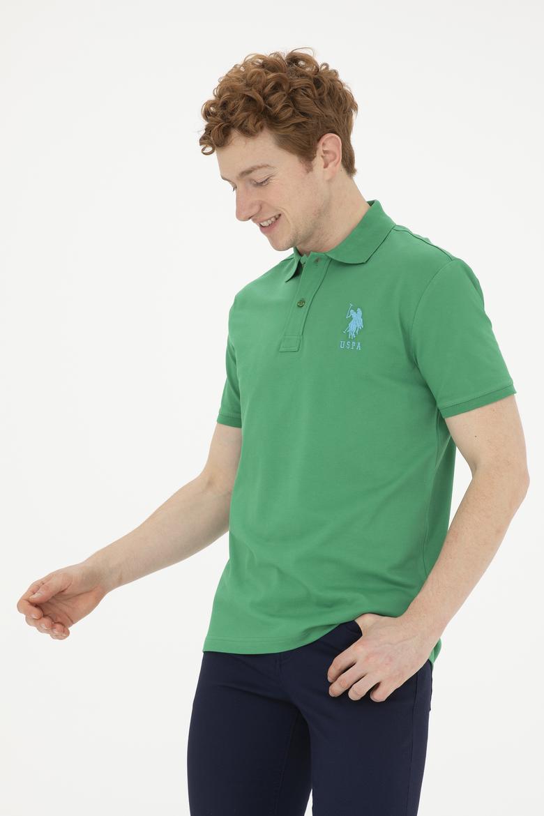 Erkek Yeşil Basic Tişört - 50263004053