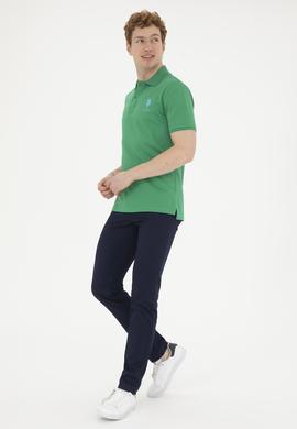 Erkek Yeşil Basic Tişört - 50263004053