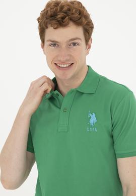 Erkek Yeşil Basic Tişört - 50263004053