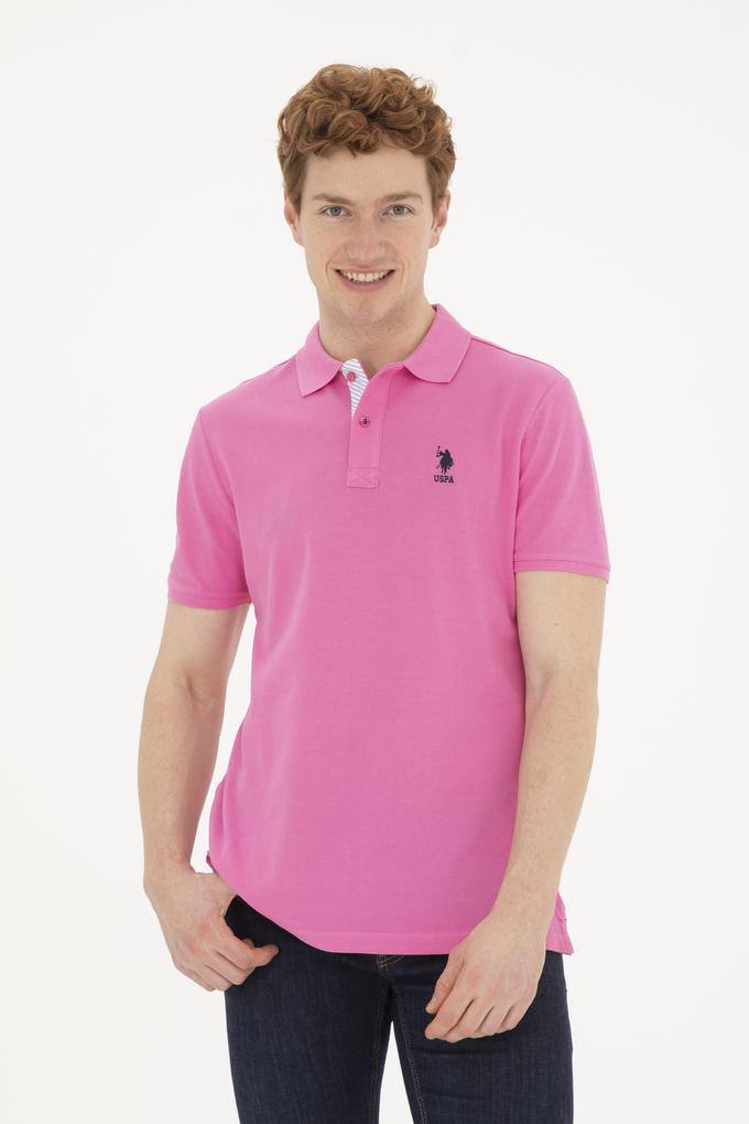 Erkek Pembe Basic Tişört