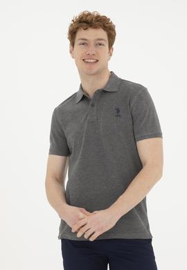 Erkek Antrasit Melanj Basic Tişört - 50263238489