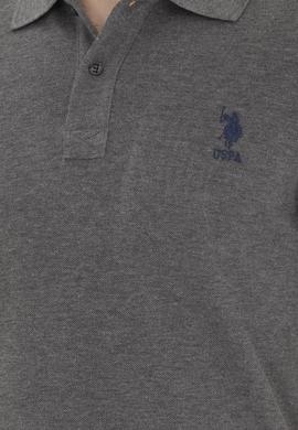 Erkek Antrasit Melanj Basic Tişört - 50263238489