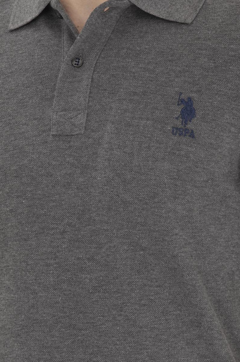 Erkek Antrasit Melanj Basic Tişört