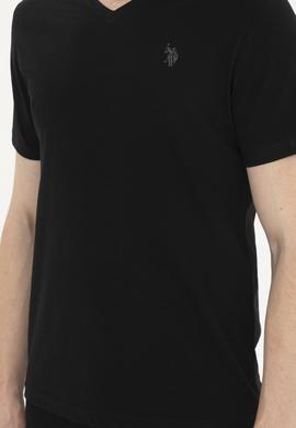 Erkek Siyah Basic Tişört - 50263324027