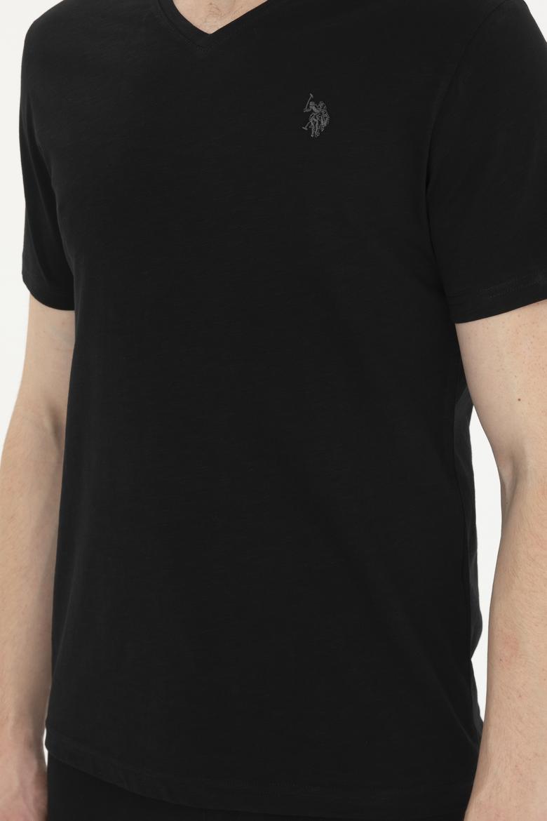 Erkek Siyah Basic Tişört - 50263324027