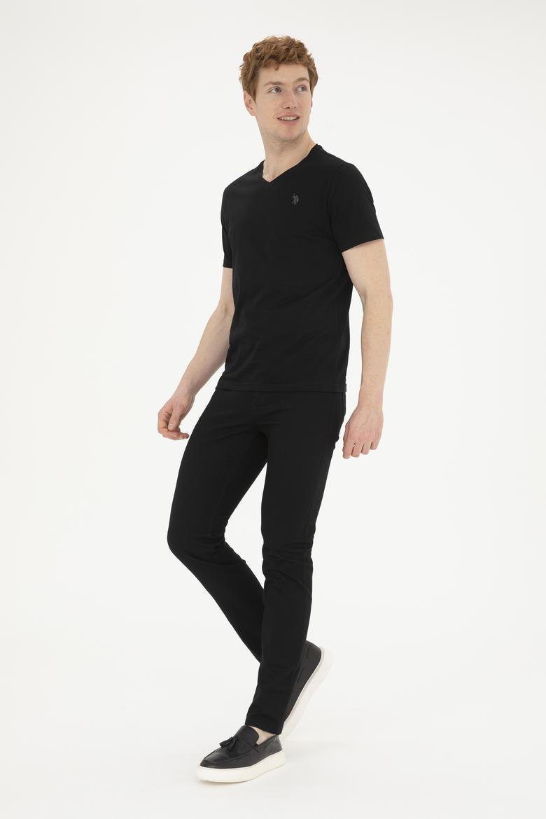 Erkek Siyah Basic Tişört - 50263324027