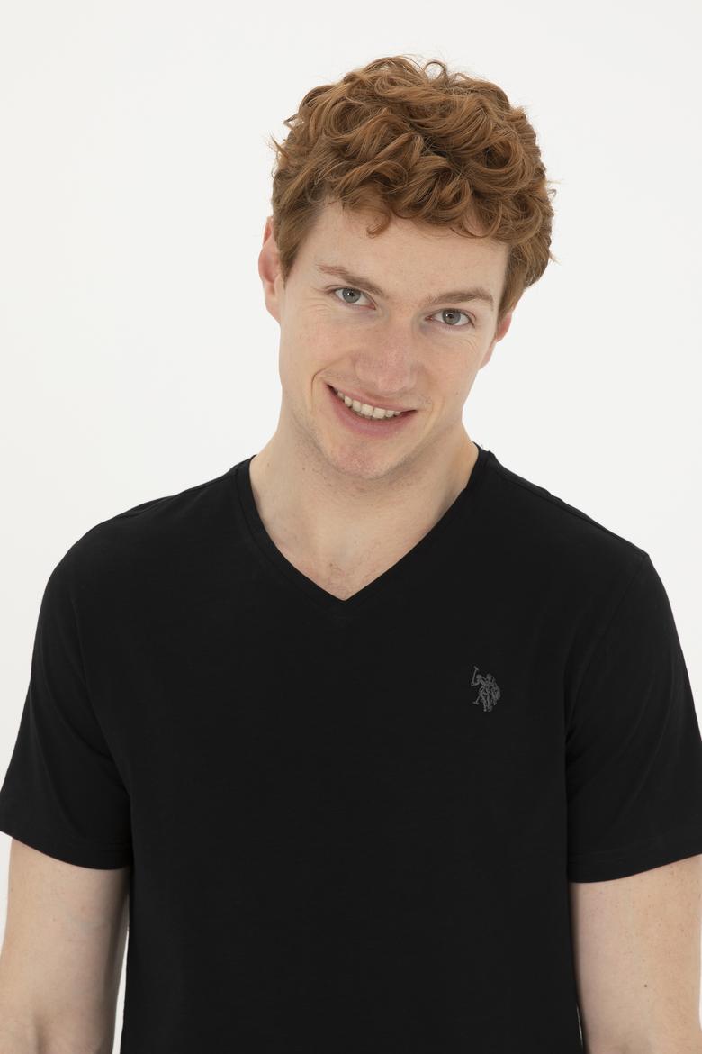 Erkek Siyah Basic Tişört - 50263324027