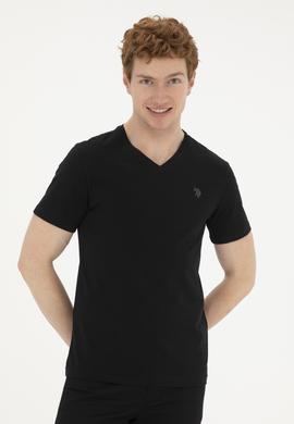 Erkek Siyah Basic Tişört - 50263324027