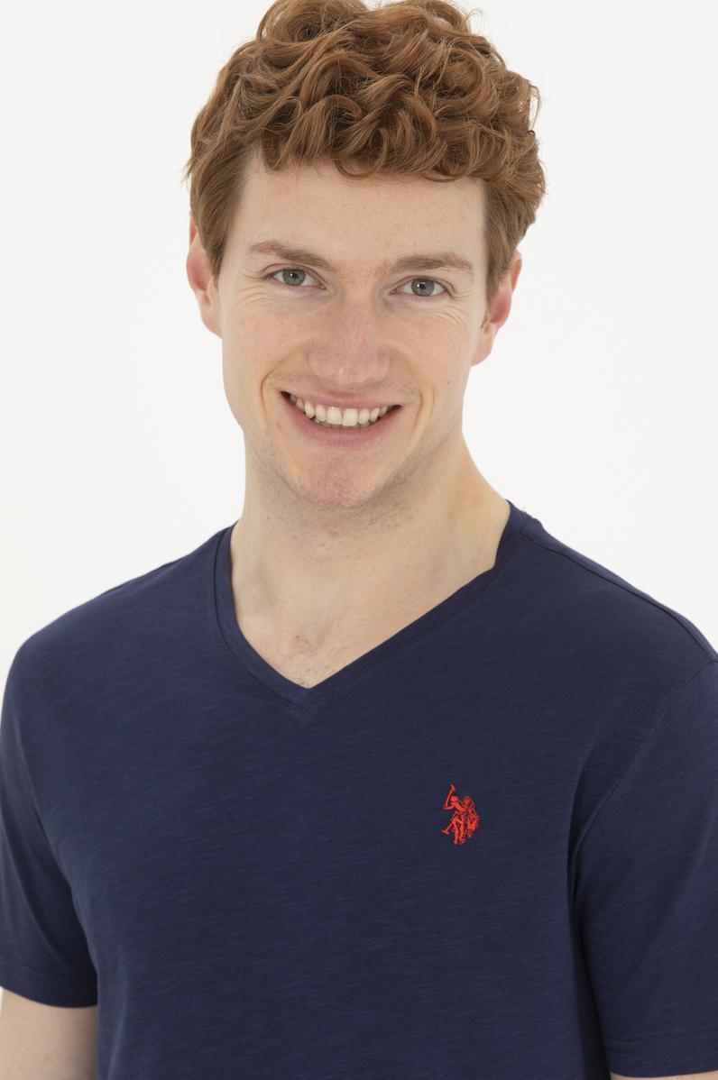 Erkek Lacivert Basic Tişört