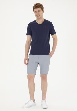 Erkek Lacivert Basic Tişört - 50263324016