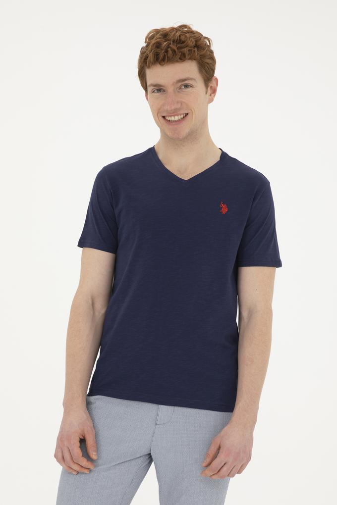 Erkek Lacivert Basic Tişört