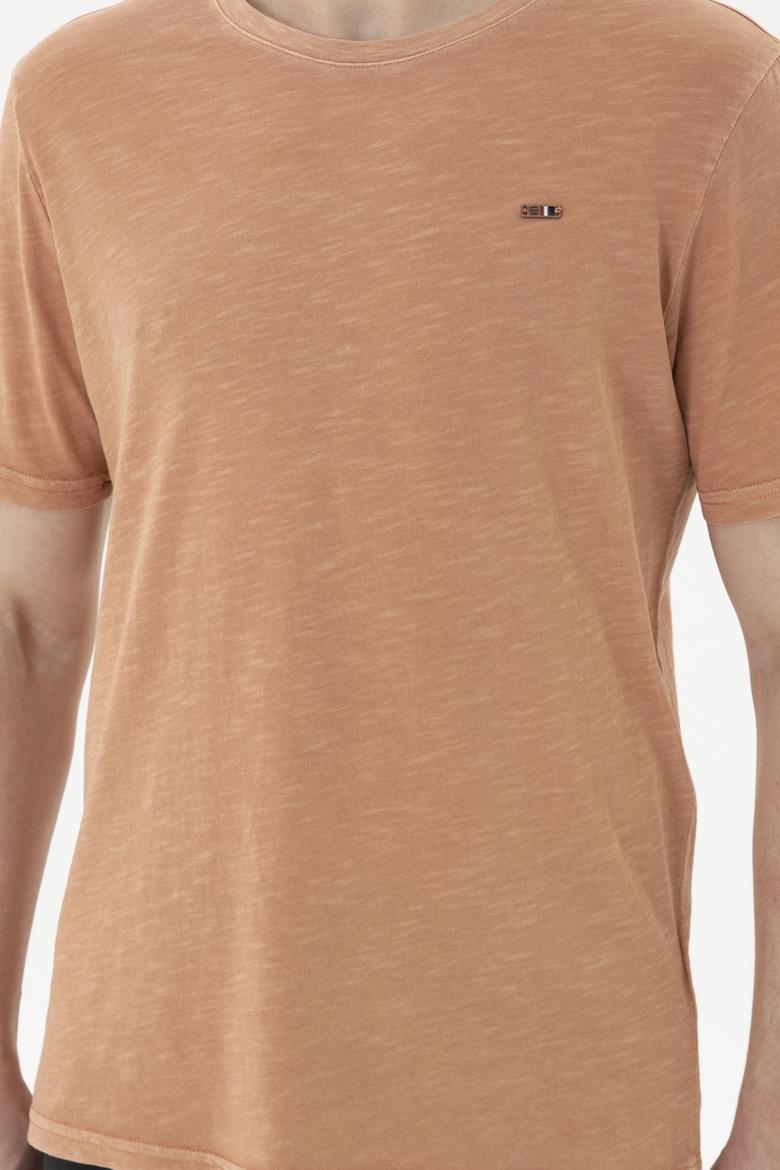 Erkek Pudra Basic Tişört - 50263476174