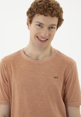 Erkek Pudra Basic Tişört - 50263476174
