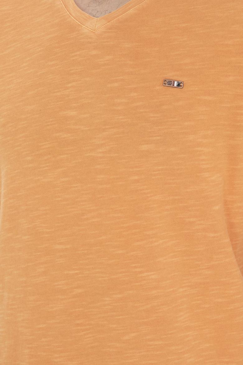 Erkek Turuncu Basic Tişört - 50263476142