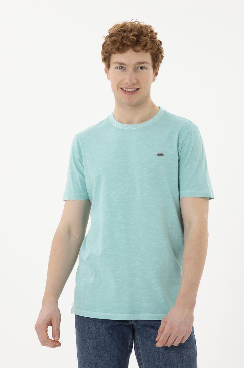 Erkek Mint Basic Tişört