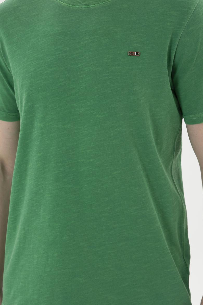Erkek Yeşil Basic Tişört - 50263476134