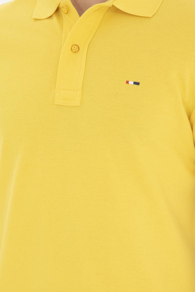 Erkek Sarı Basic Tişört - 50267011208