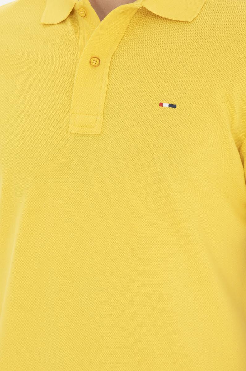 Erkek Sarı Basic Tişört