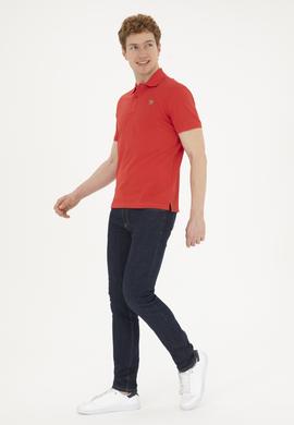 Erkek Kırmızı Basic Tişört - 50267944023