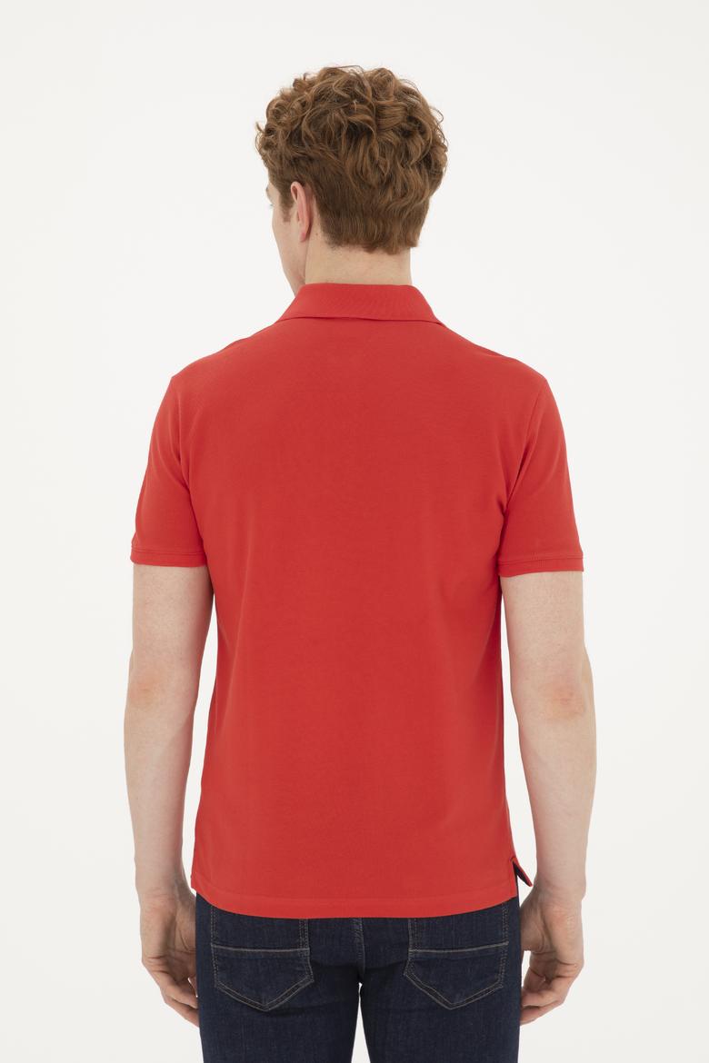 Erkek Kırmızı Basic Tişört - 50267944023