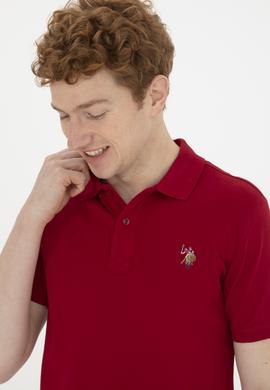 Erkek Bordo Basic Tişört - 50267944106