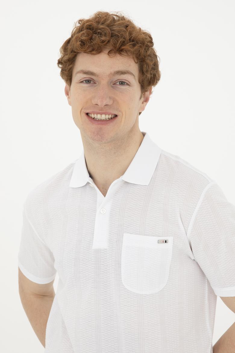 Erkek Beyaz Tişört - 50268586006